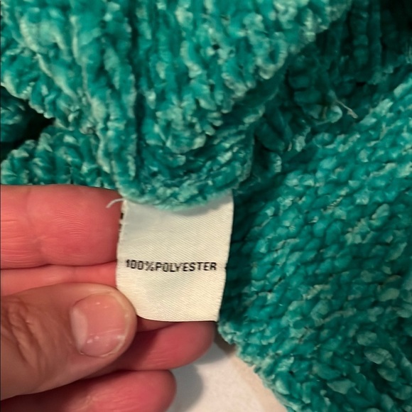 Cocovive Green Cardigan Sweater Relaxed Fit - Picture 4 of 4